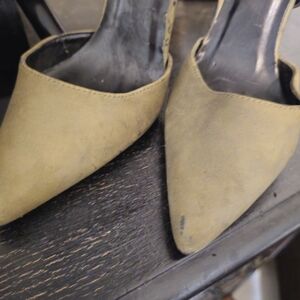 Elegant Olive Green Women's Shoes